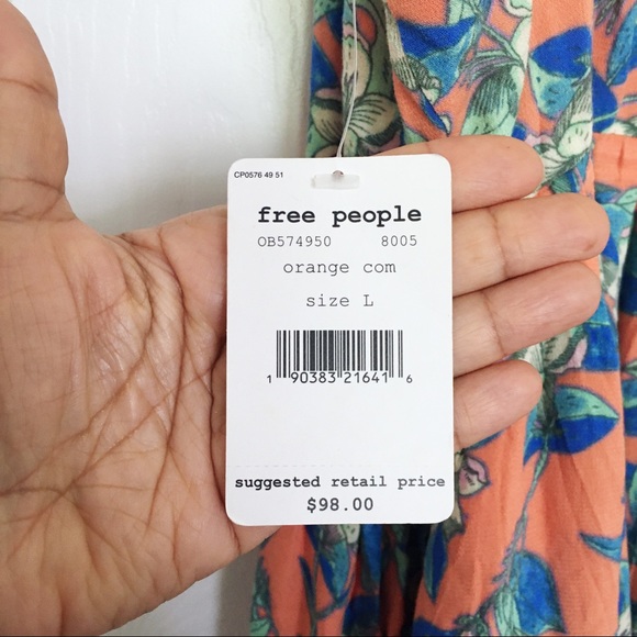 Free People Dear You Mini Floral Dress - Picture 6 of 7